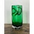 Late 20th Century Vintage Polish Emerald Glass Tall Vase For Sale - Image 5 of 12