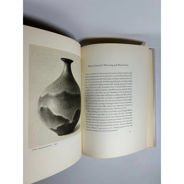 Gertrud and Otto Natzler Tall Cylindrical Bottle, 1968 - 2 Pieces For Sale - Image 14 of 18