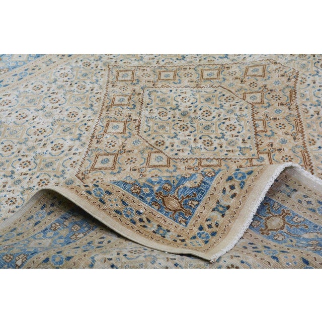 1960s Vintage Turkish Anatolian Hand Knotted Wool Rug, For Sale - Image 5 of 5