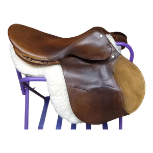 Vintage Mid Century Equestrian Saddle Made in England for Barrington Saddlery