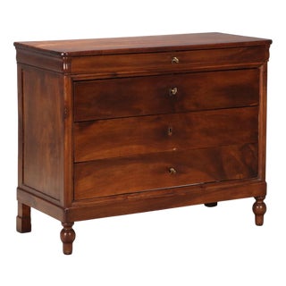 Cappuccino Chest of Drawers in Walnut For Sale