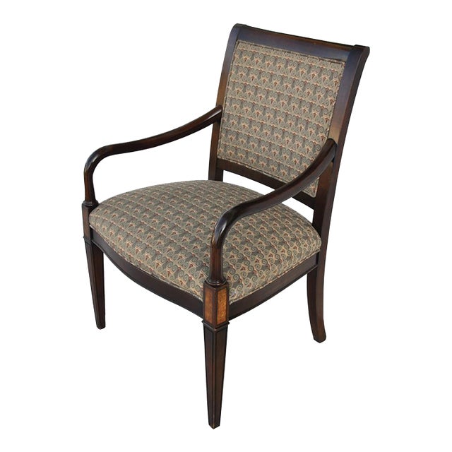 Traditional Hickory Furniture Dining or Side Armchair For Sale