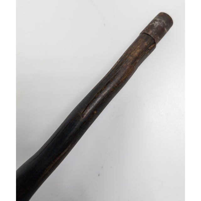 19th Century American Folk Art Carved Bird Eagle Head Cane or Walking Stick For Sale - Image 18 of 18