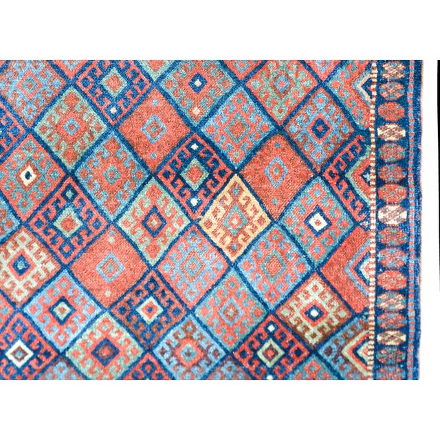 Early 20th Century Kurdish Jaffe Rug For Sale In Chicago - Image 6 of 10