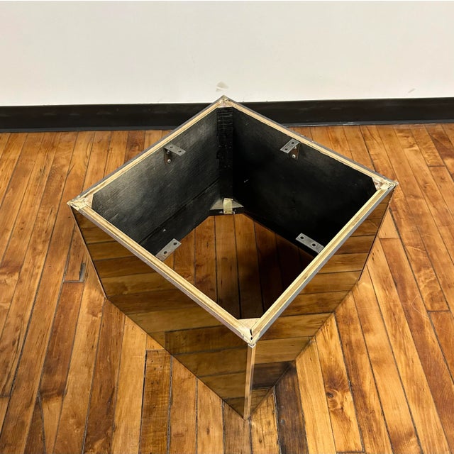 Wood 1960s Milo Baughman Burl Coffee Table, Signed For Sale - Image 7 of 9