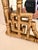 Gold Chinese Chippendale Style Faux Bamboo Greek Key Gold Wall Mirror For Sale - Image 8 of 12