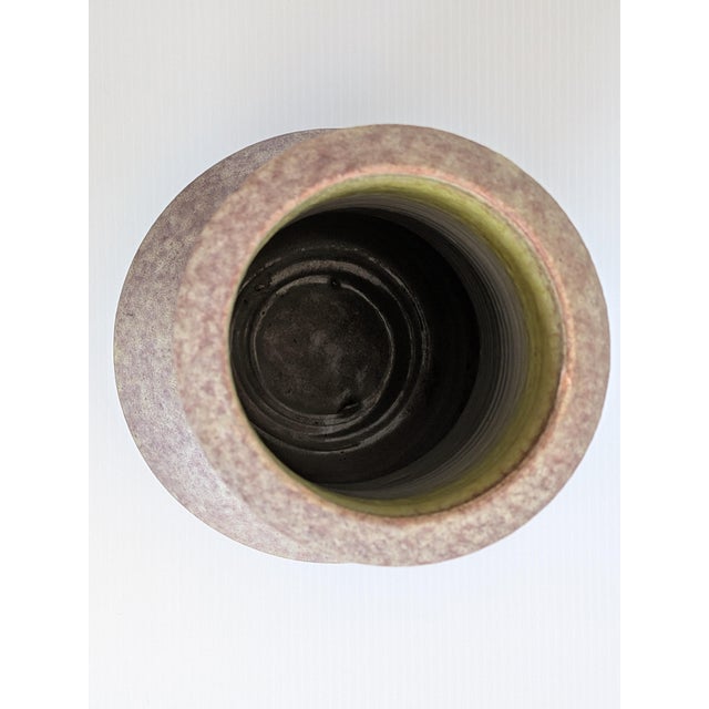 1960s Rare MCM Alvino Bagni Italian Pottery Vase Raymor Bitossi Gambone For Sale - Image 5 of 8