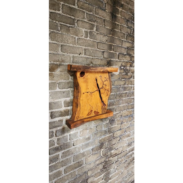 This striking, one-of-a-kind wall sculpture by aetist PJ Spring, marries natural rustic beauty with refined artisanal...