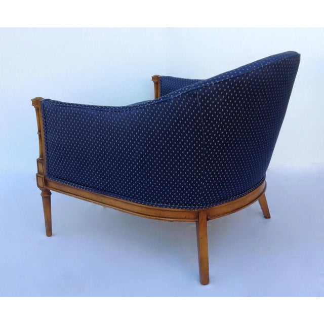 C.1950's Hollywood Regency Slipper Lounge Chair Attr. To Selig For Sale In West Palm - Image 6 of 13