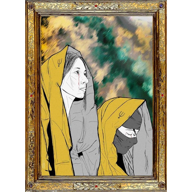 Contemporary Bruno Salvatore Latella, This is not Femminocracy, Lithograph, 2024 For Sale - Image 3 of 3