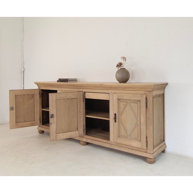 Wood Vintage Oak Sideboard, 1930s For Sale - Image 7 of 18