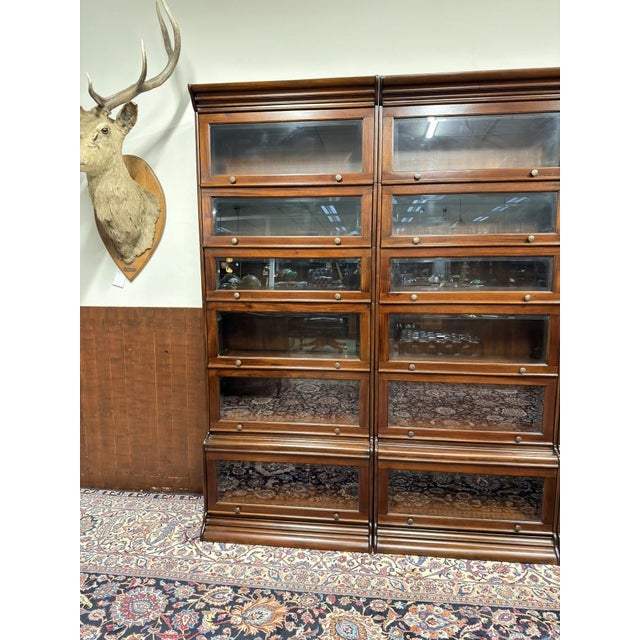 Vintage English Corner Bookcase For Sale - Image 13 of 18