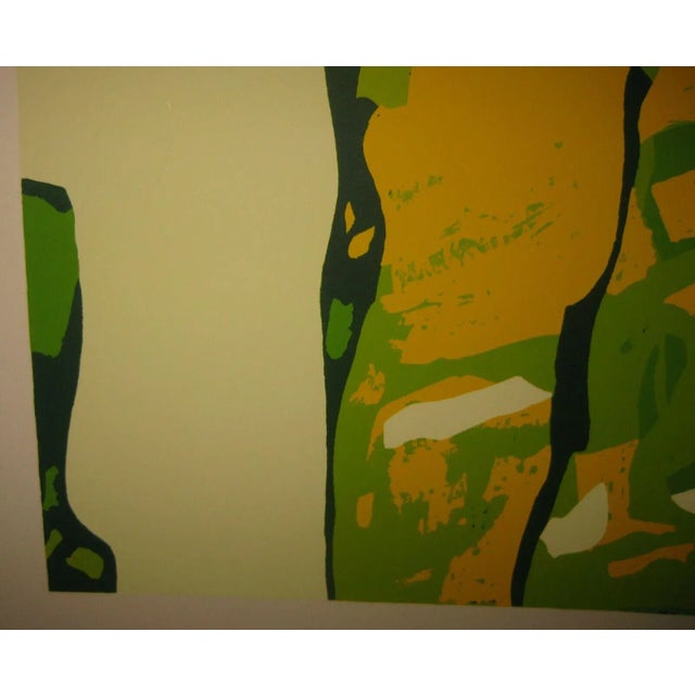 Abstract The Visitors Abstract Lithograph by Sylvia Birch Halperin For Sale - Image 3 of 9