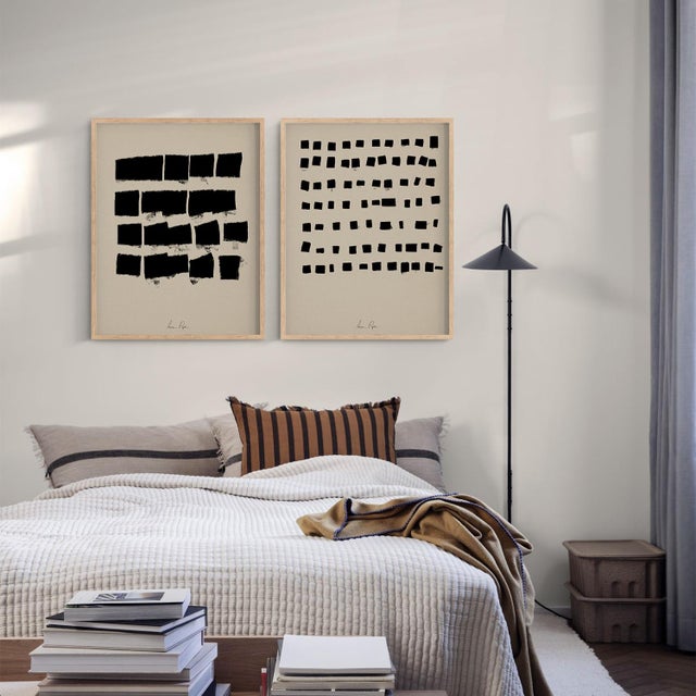 Contemporary Contemporary Minimalist Abstract Giclee Prints - A Pair For Sale - Image 3 of 4