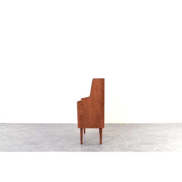 Wood Mid-Century Danish Teak Secretary, 1960s. For Sale - Image 7 of 18