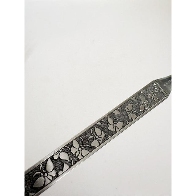 20th Century Art Deco Metal Salad Servers, France, Set of 2 For Sale - Image 11 of 14
