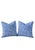 One Pair of 22 X 22 Inch down and feather pillows with self welt and invisible zipper closures. Newly made from a...