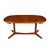 Sun Cabinet Co. Danish Modern Solid Teak Expanding Dining Table Hidden Leaves For Sale - Image 11 of 17