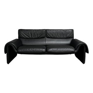 Vintage DS2011 Sofa in Black Leather from de Sede, 1990s For Sale