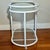 1960s Mid Century Brown Jordan Style White Patio Bar Cart For Sale - Image 10 of 12