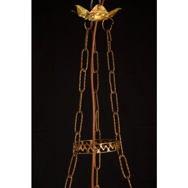 La Belle Èpoque Red Alabaster Pendant, 1910 For Sale - Image 6 of 12