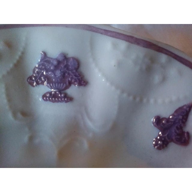 19th Century 19th Century Handle-less Teacup Adderley CHELSEA Embossed Porcelain For Sale - Image 5 of 12