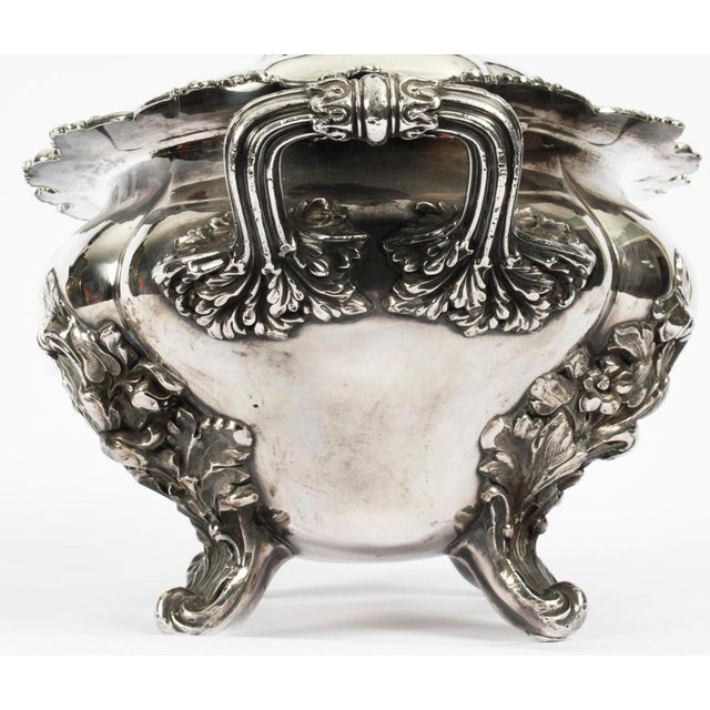 Metal Antique 18th Century Sheffield Plate Tureen & Domed Cover, Set of 2 For Sale - Image 7 of 18