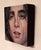 Portraiture Timothee by Katalin Studlik | Acrylic on board portrait of a young man with dark hair For Sale - Image 3 of 3