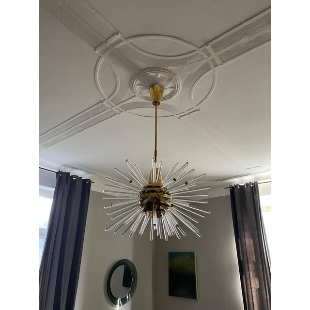 Gold Miracle Chandelier from Bakalowits & Söhne, 1970s For Sale - Image 8 of 15