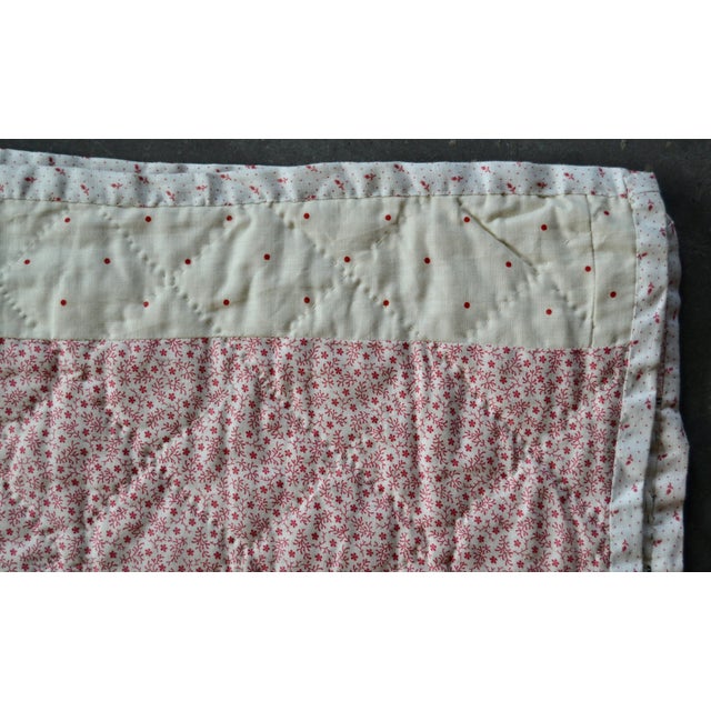 1910s ”Trip Around the World” Antique Quilt - For Sale - Image 13 of 16