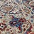 Persian Khorassan design hand-knotted rug featuring a bold all-over arabesque composition of large-scale palmettes,...
