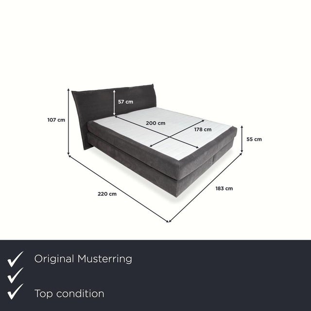 Here you'll find the perfect foundation for restful nights and a modern bedroom ambiance. This box spring bed from...