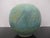 Cabin Turquoise Mottled Earth Tone Spherical Studio Pottery Vase Jar For Sale - Image 3 of 8