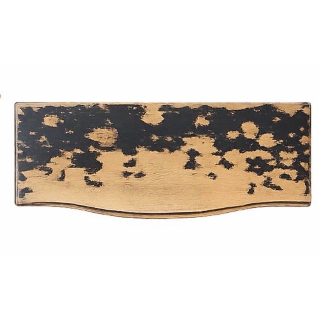 Black Lillian August Napolean Distressed Chest of Drawers 1990's For Sale - Image 8 of 11