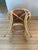 Vintage Rattan and Cane Two Tier Side Table For Sale - Image 4 of 8