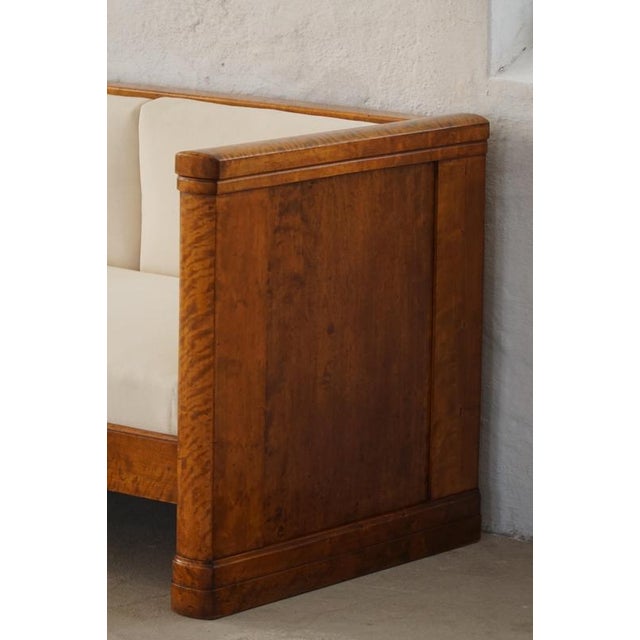 Cream Vintage Swedish Freestanding Sofa, 1920s For Sale - Image 8 of 18