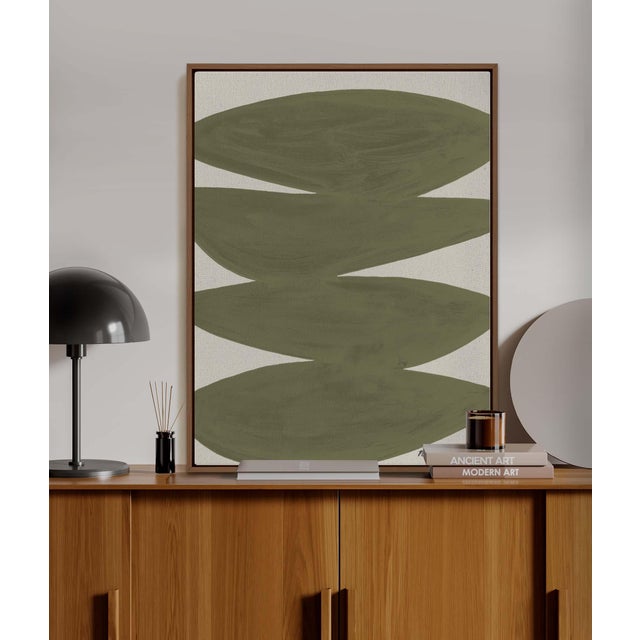 Henri Matisse "Stillness" Affirmations Painting - 2026 Colorway Edition I Olive For Sale - Image 4 of 7