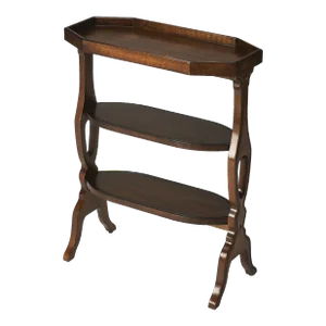 Hadley Side Table, Dark Brown