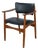 Mid-Century Danish Teak & Leather Armchair, 1960s For Sale