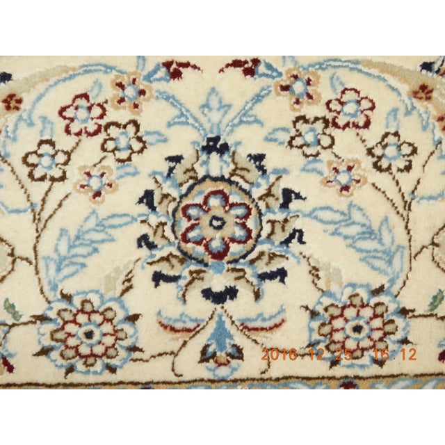 Finest Persian Nain Rug - 6'10" X 6'10" For Sale - Image 4 of 10