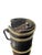Antique Stave-Built Wooden Flagon / Tankard With Iron Handle – Primitive Folk Art Vessel For Sale In Jacksonville, FL - Image 6 of 10