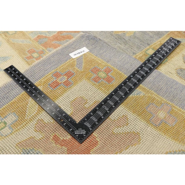 Lavender Turkish Oushak Rug - 09'05 X 12'05 For Sale - Image 8 of 12