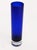 Offered is a cylindrical cobalt art glass made by LSA International in the 1980s. Designed in London, made in Poland, this...