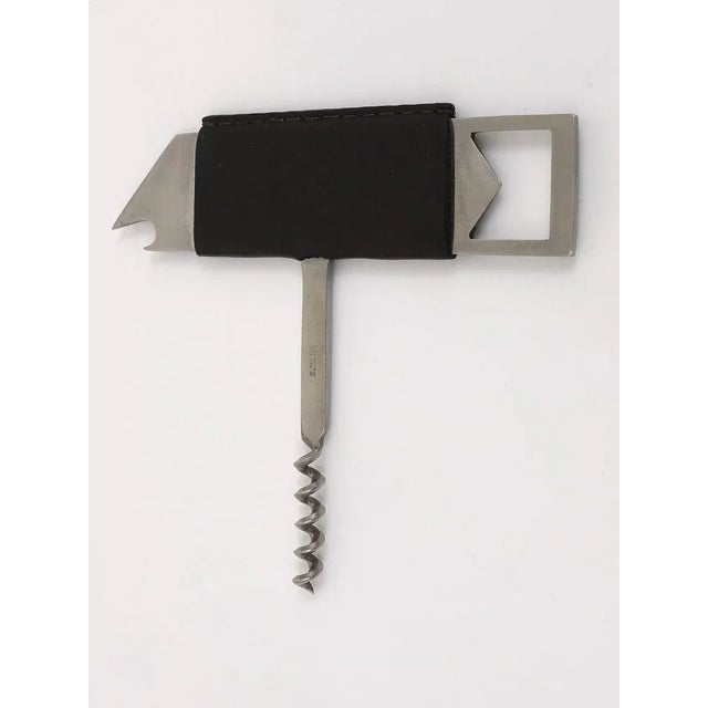 1960s Bird Bottle Opener in Leather attributed to Carl Auböck for Amboss Austria, 1960s For Sale - Image 5 of 10