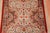 1950s Fine Silk Pile Floral Vintage Persian Qum Short Runner Rug For Sale - Image 4 of 8