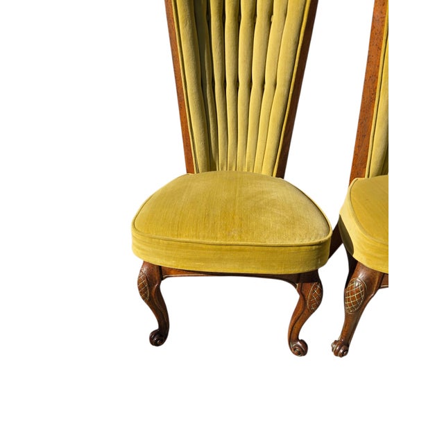 Mediterranean 1970s 2 Enkeboll La Condesa Oak High Back Spindle Side Chairs Spanish Mediterranean For Sale - Image 3 of 15