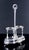 Cruet Set in 800 Silver and Crystal by Ricci Alessandria, Set of 3 For Sale - Image 10 of 18