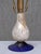 Murano Blue Millefiori Glass Lamp with Gold-Accented Base, Italy, 1970s For Sale - Image 6 of 13