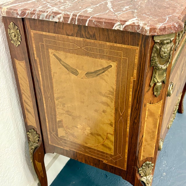 Antique Swedish Marble Top Commode For Sale - Image 12 of 12