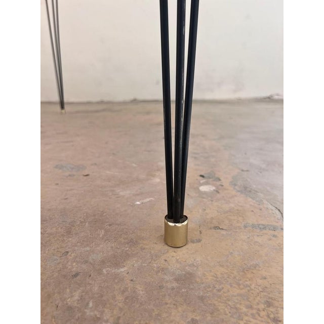 Teak Dining Table with Hairpin Legs, 1960s For Sale - Image 9 of 11